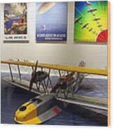 Amphibious Plane And Era Posters Wood Print