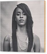 Angel Haze Slays At Rapping Her Flow Is Wood Print