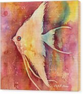 Angelfish Ii Wood Print