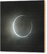 Annular Eclipse Wood Print