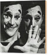 Anthony Newley In Stop The World - I Want To Get Wood Print