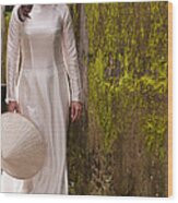 Ao Dai 03 Wood Print