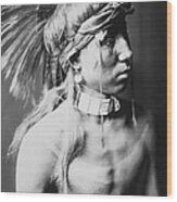 Apache Indian Circa 1905 Wood Print