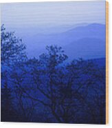 Appalachian Dusk Wood Print