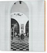 Arch By Dining Room Wood Print