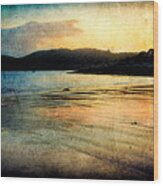 Argyll And Bute Sunset Wood Print