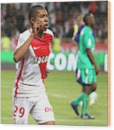As Monaco V As Saint-etienne - Ligue 1 Wood Print