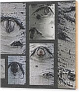 Aspen Eyes Are Watching You Wood Print