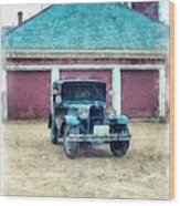 Austin Seven Watercolor Wood Print