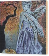 Autumn Angel Wood Print