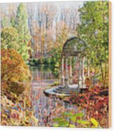Autumn In Longwood Gardens Wood Print
