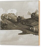B-17 Flying Fortress Wood Print