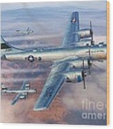 B-29s Over Korea Wood Print