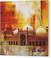 Badshahi Mosque Or The Royal Mosque Wood Print