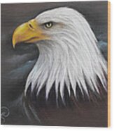 Bald Eagle Wood Print