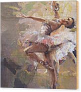 Ballerina 35 Wood Print