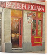 Bar Cepa Riojana Wood Print