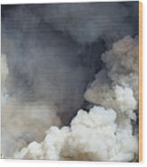 Bastrop Wildfire Crosses Hwy 71 Wood Print