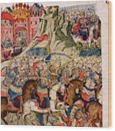 Battle Of Kulikovo, 1380 Wood Print