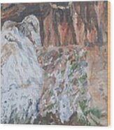 Bear Cave At Akrotiri Crete Wood Print