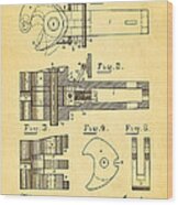 Beard Railroad Coupler Patent Art 1897 Wood Print