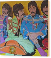 Beatles-lonely Hearts Club Band Wood Print