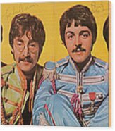 Beatles Sgt. Peppers Lonely Hearts Club Band Wood Print