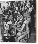 Behind The Scenes With The Famous Rockettes Wood Print