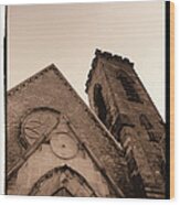 Bell Tower Wood Print