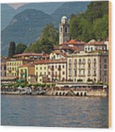 Bellagio On Lake Como Wood Print