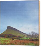 Ben Bulben Mountain In County Sligo Wood Print
