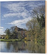 Beside The River - Burton On Trent Wood Print