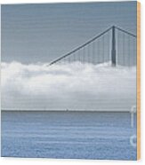 Beyond The Golden Gate Bridge Wood Print