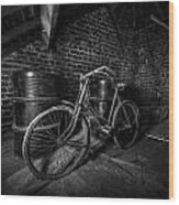 Bike N Barrell Wood Print