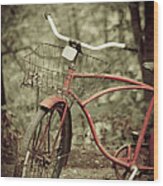 Bike Wood Print