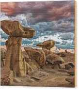 Bisti Wilderness Wood Print