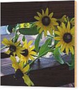 Black-eyed Susans Wood Print