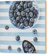 Blueberries Wood Print