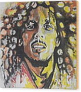 Bob Marley 02 Wood Print