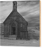 Bodie Church Wood Print