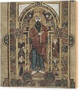 Book Of Kells. 8th-9th C. Saint John Wood Print