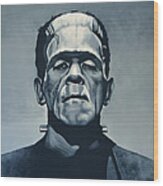 Boris Karloff as Frankenstein  Wood Print