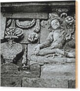 Borobudur Apsara Beauty Wood Print