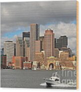 Boston Harbor Wood Print