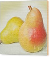 Brazen Pear Wood Print