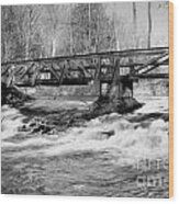 Bridge Over Troubled Water Wood Print