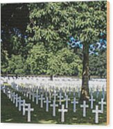 Brittany American Cemetery - France Wood Print