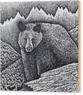 Brown Bear Wood Print