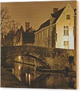 Bruges Venice Of The North Wood Print