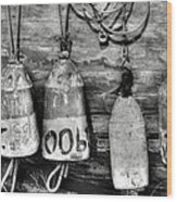 Buoys Wood Print